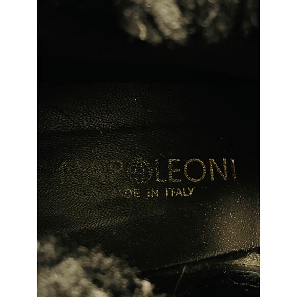 Napoleoni Leather Boots w/ Shearling - Women's Size 38 - Handcrafted in Italy - Picture 12 of 12